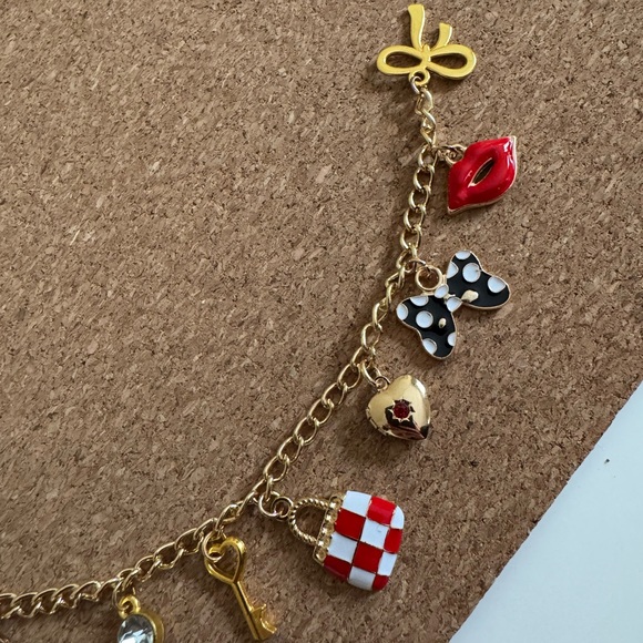 Handmade Minnie Mouse Inspired Purse Charm Keychain - Picture 5 of 8